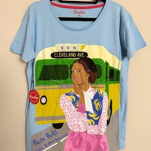 Kids Light Blue Rosa Parks Graphic Tee